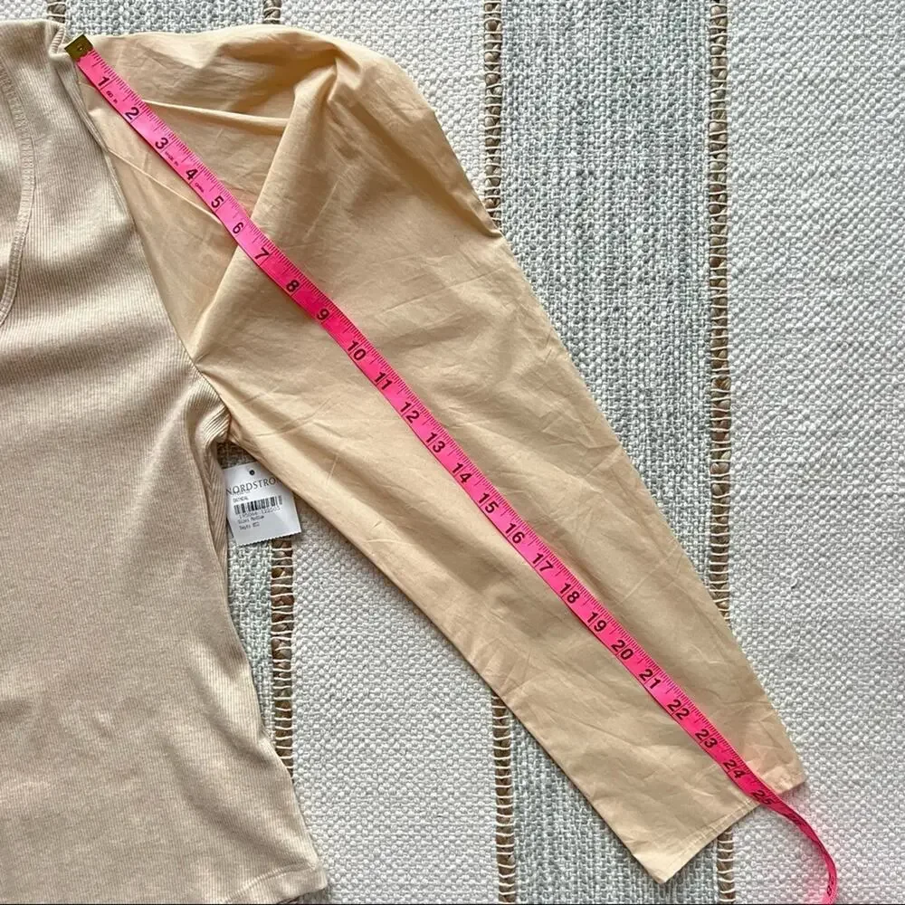 Ulla Johnson Joanne Oatmeal Long Puff Sleeve Pullover Top Women’s Medium - Picture 9 of 13